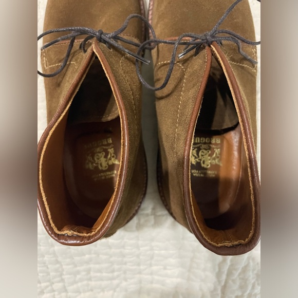 MEN’S ALDEN UNLINED CHUKKA SNUFF SUEDE SHOES 8.5 B/D. ENC - Picture 5 of 14